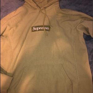 Supreme sage box logo hoodie
